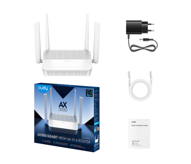CUDY WR3000S (3000Mb/s a/b/g/n/ac/ax) - 1341794 - zdjęcie 3
